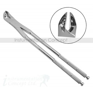 Concave Jaws Molar Forceps 19"